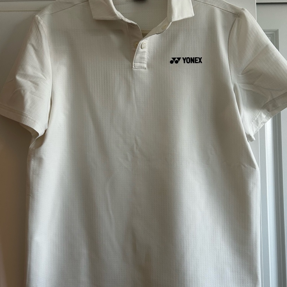 Yonex Men's White tennis Polo Shirt